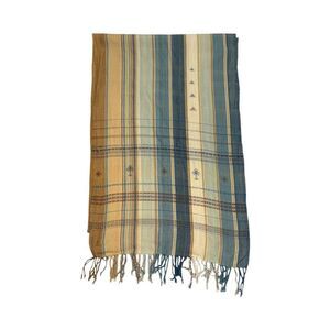 Mimbres Valley Hand Crafted Western Print‎ Embroidered Scarf One Size